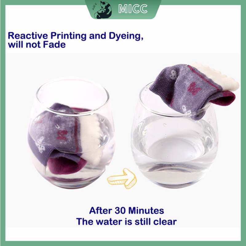 Bộ 5 đôi vớ bông in hoa văn hoạt hình dễ thương cho trẻ em từ 1-12 tuổi