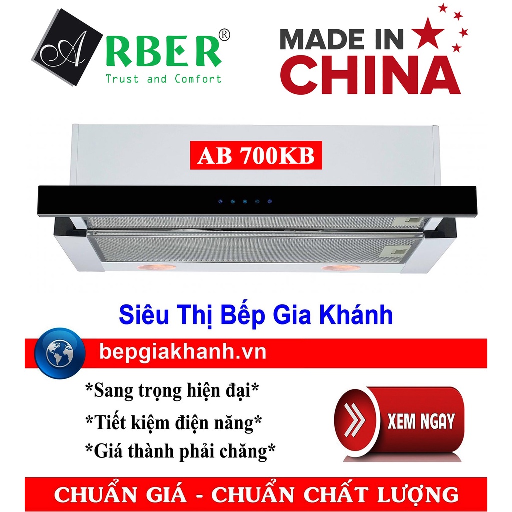 Máy hút mùi âm tủ Arber AB 700KB sản xuất Trung Quốc