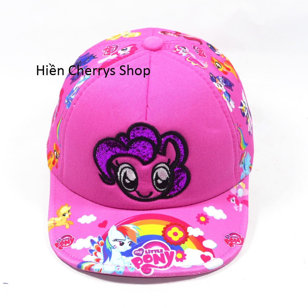 Nón kết nhí con ngựa My Little Pony cho trẻ em - Chất liểu vải Cotton cao cấp tạo cảm giác êm ái cho bé