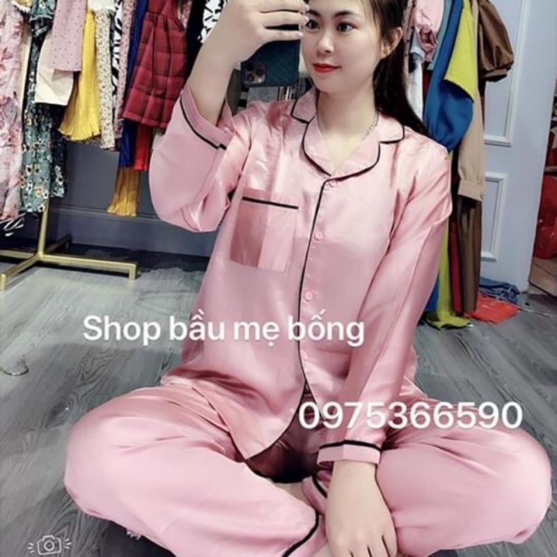 bộ lụa bầu đẹp