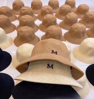Mũ cói chữ M BUCKET