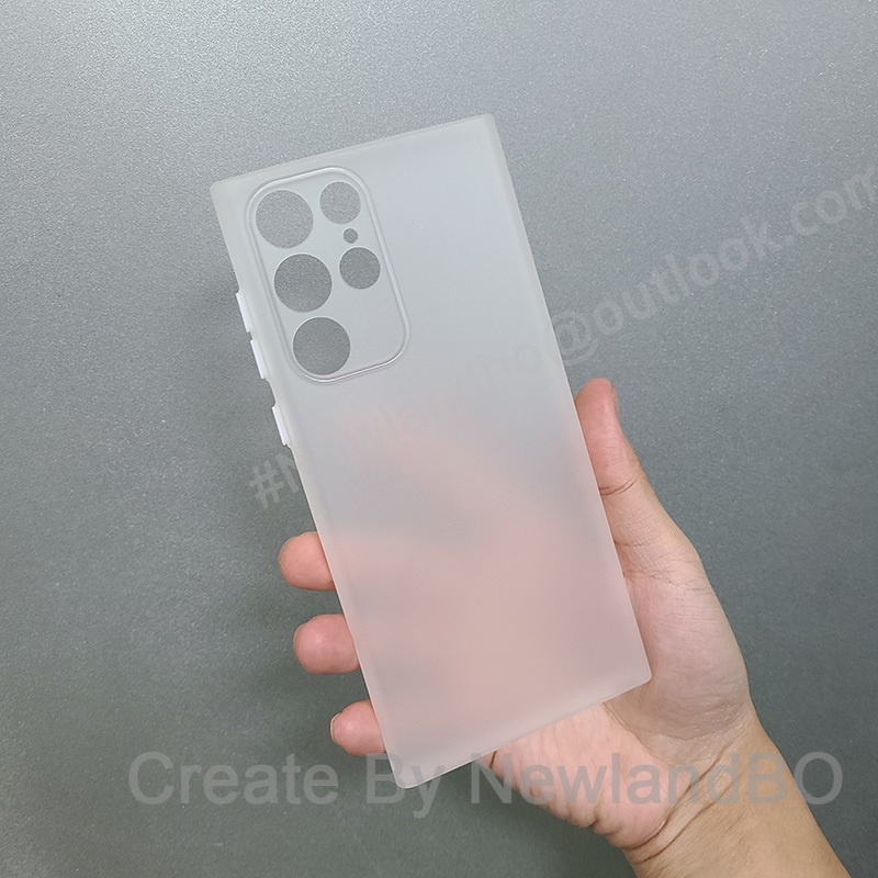 Ốp Điện Thoại Dẻo Siêu Mỏng Trong Mờ 0.4mm Cho Samsung Glaxy S22 Ultra S22Plus S21 Ultra note20