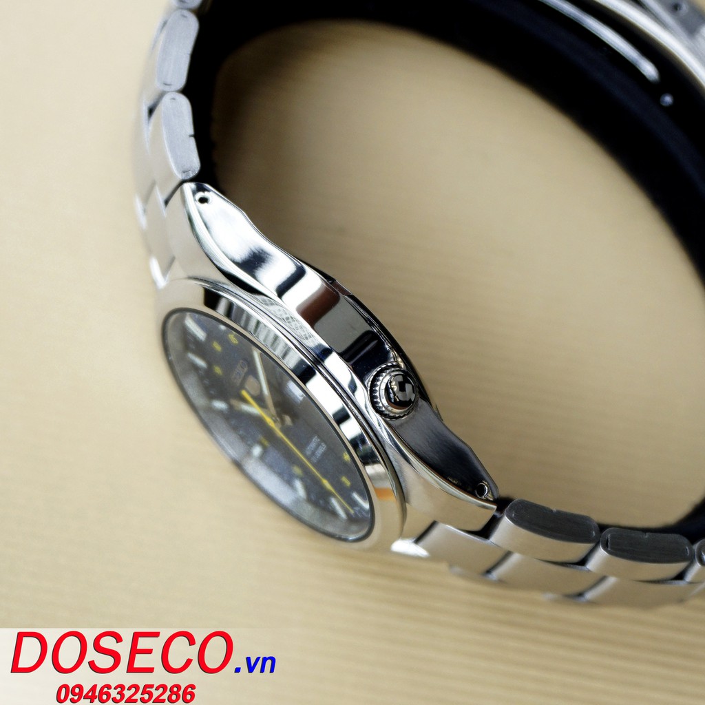 Đồng Hồ Nam Chính Hãng Seiko 5 Cơ Automatic SNK615K1 Dây Kim Loại Cao Cấp Kính Khoáng Cứng Chống Va Đập SK38