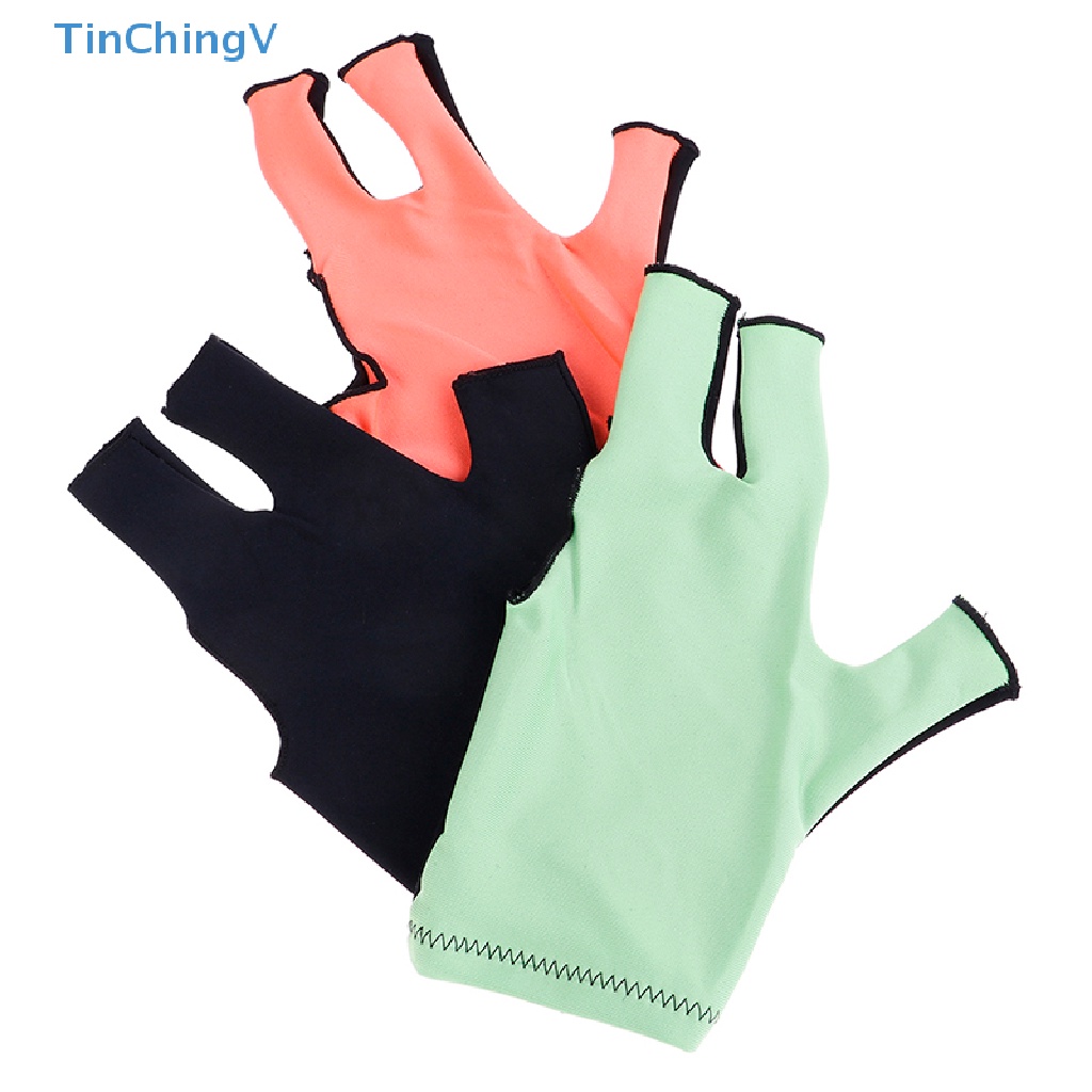 Găng Tay Trái / Phải 3 Ngón Bằng Vải Lycra Cho Bida [Mới]