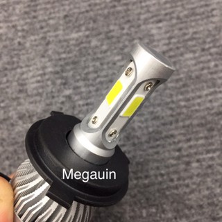 Đèn pha led c6 3 tim x7 lắp xe máy chân h4