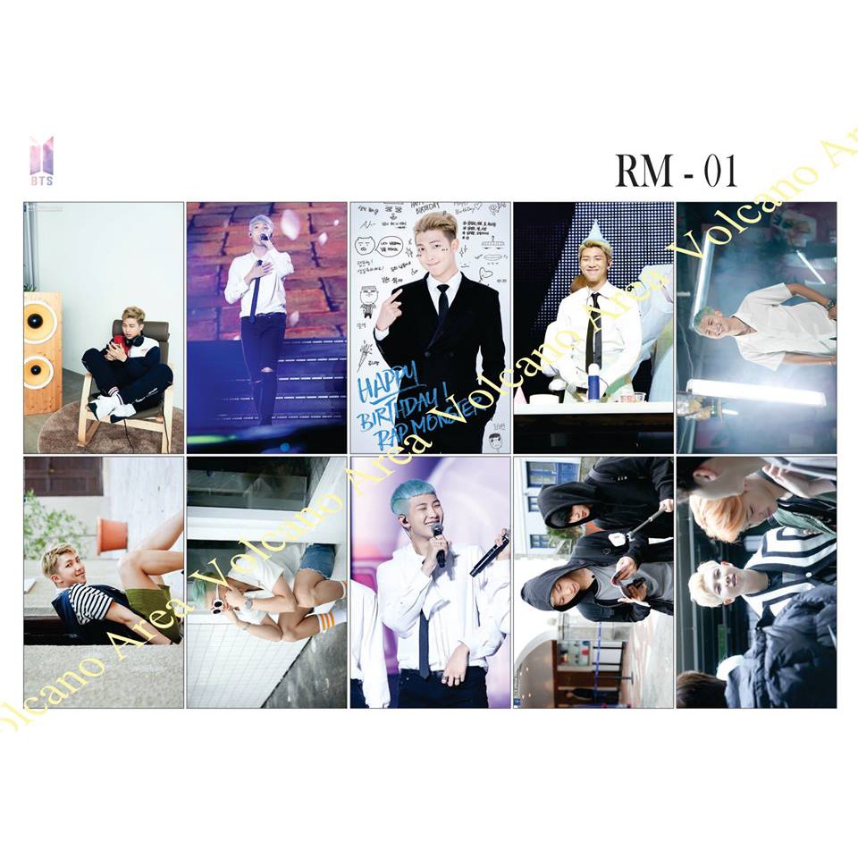 [BTS] Set sticker RM (3 mẫu) - có nhiều mẫu Kpop