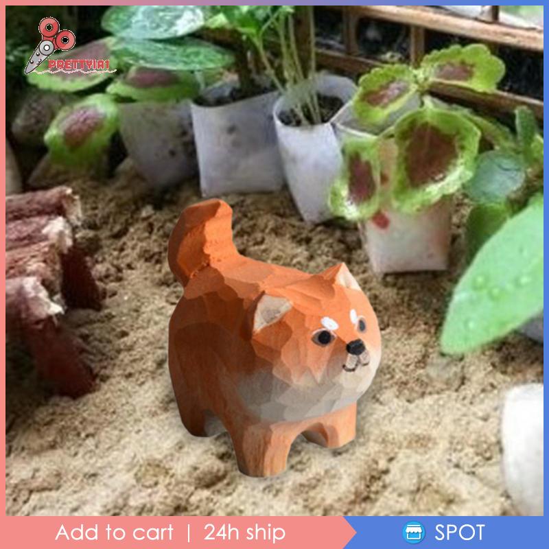 Mô Hình Chú Chó Bằng Gỗ Trang Trí Phòng Ngủ Cho Bé 1