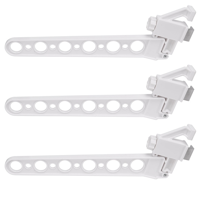 Bộ 3 Móc Phơi Quần Áo Không Cần Khoan Tiện Dụng Cho Cắm Trại RV