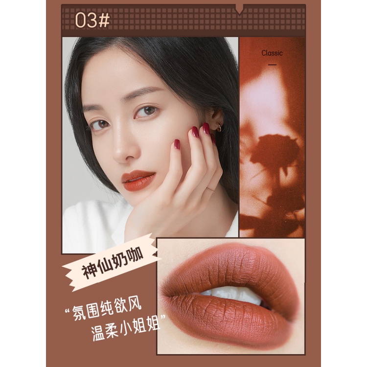 [Hàng mới về] Son kem lì Derol không dính cốc nhiều màu sắc lựa chọn làm sạch sâu da mặt 60g