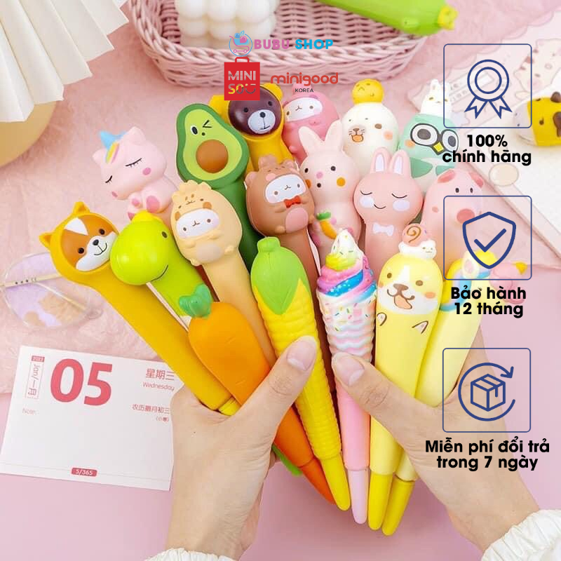 Bút squishy cute ngộ nghĩnh đủ màu sắc