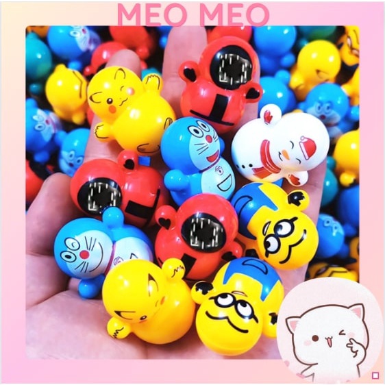 Lật Dật Cho Bé Siêu Dễ Thương, Lật Đật Mini Doraemon Cute Phô Mai Que Chọn Hình Ngẫu Nhiên