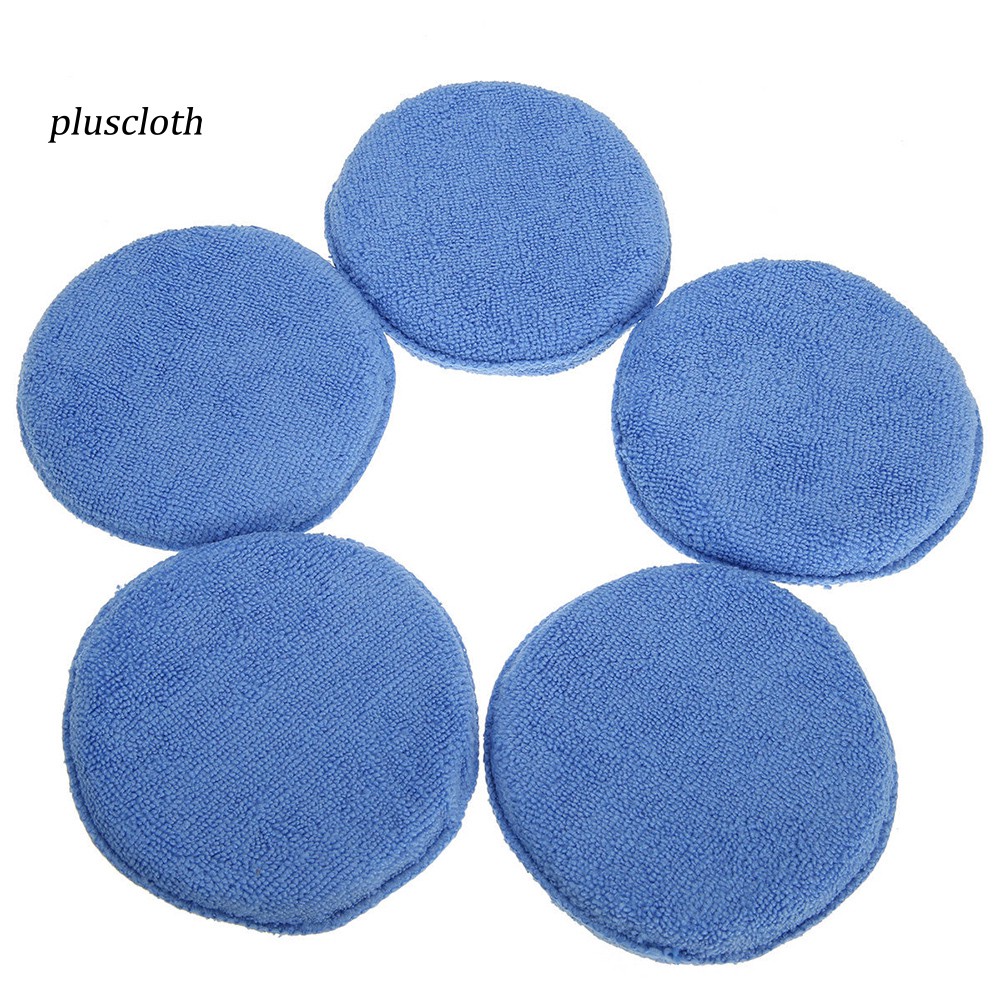 Bộ 5 Miếng Mút Đánh Bóng Xe Hơi Bằng Microfiber Siêu Mềm