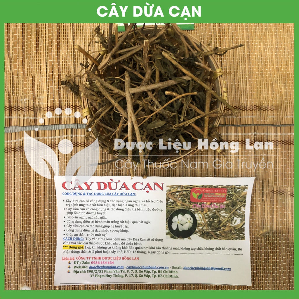 CÂY DỪA CẠN khô đóng gói 1kg - congtyduoclieuhonglan