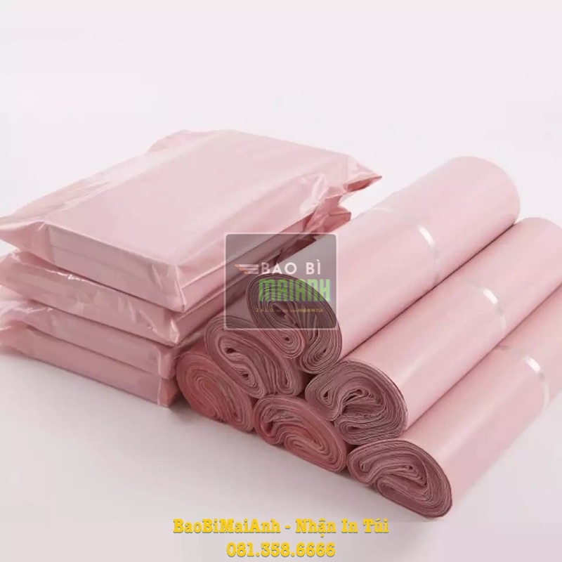 🎀0,5KG-1KG💥TÚI NIÊM PHONG HÀNG Mầu HỒNG PASTEL CAO CẤP💥Túi ship Cod, đóng gói hàng chống bóc HÀNG PE SIÊU DAI SIÊU KÍN.