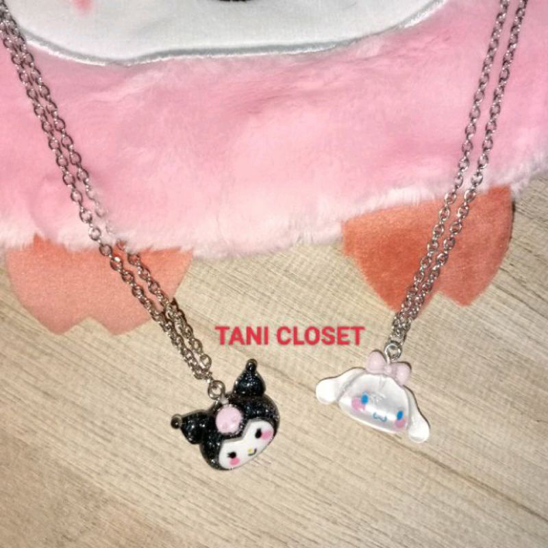 Dây Chuyền Hình Pochacco Kuromi Cinnamoroll Hot Trend 2023