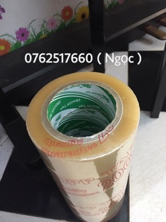 Băng keo 200 yard ( đục , trong )