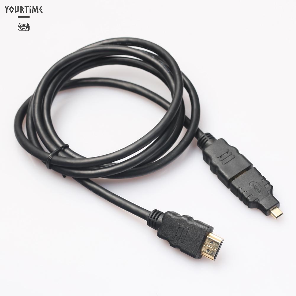 Cáp chuyển đổi HDMI sang Mini/Micro HDMI 3 trong 1 cho PC TV PS4