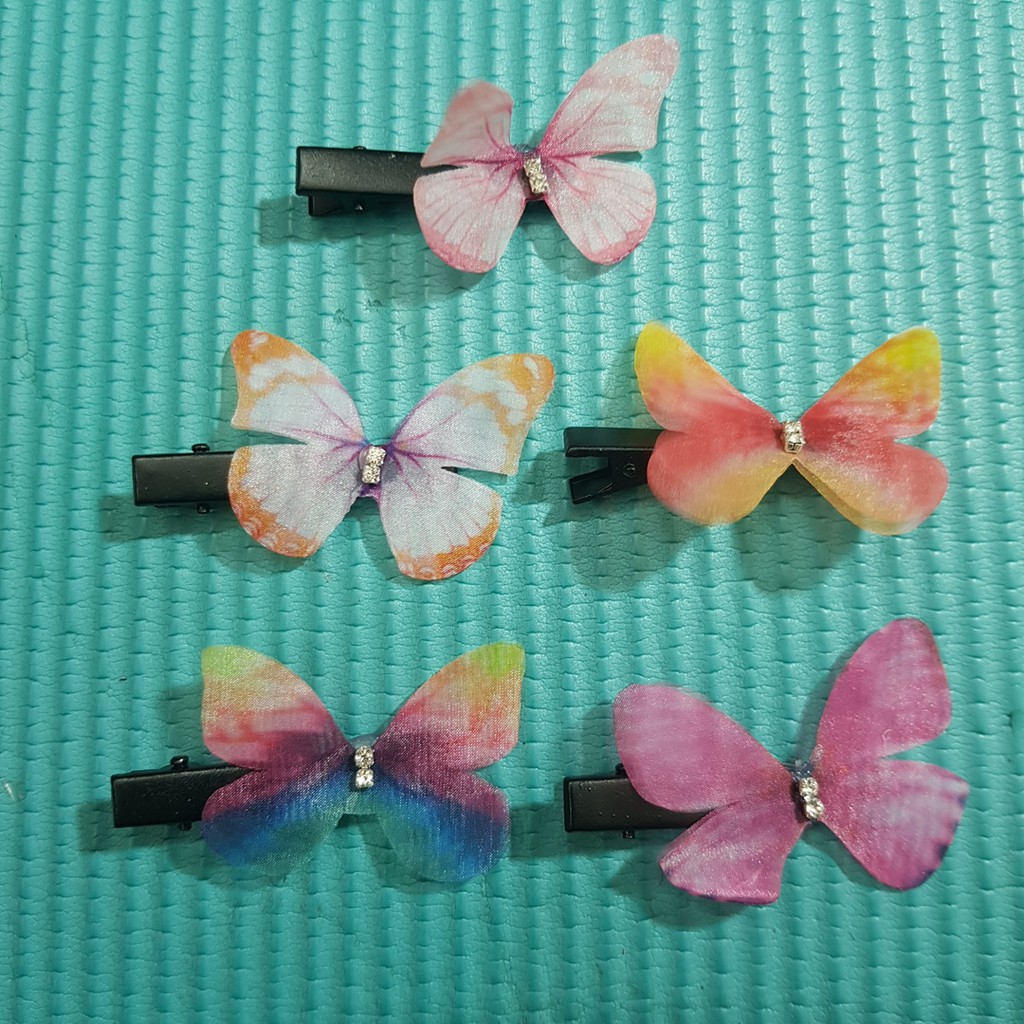 Combo 5 kẹp tóc hình chú bướm xinh xắn cho bé gái