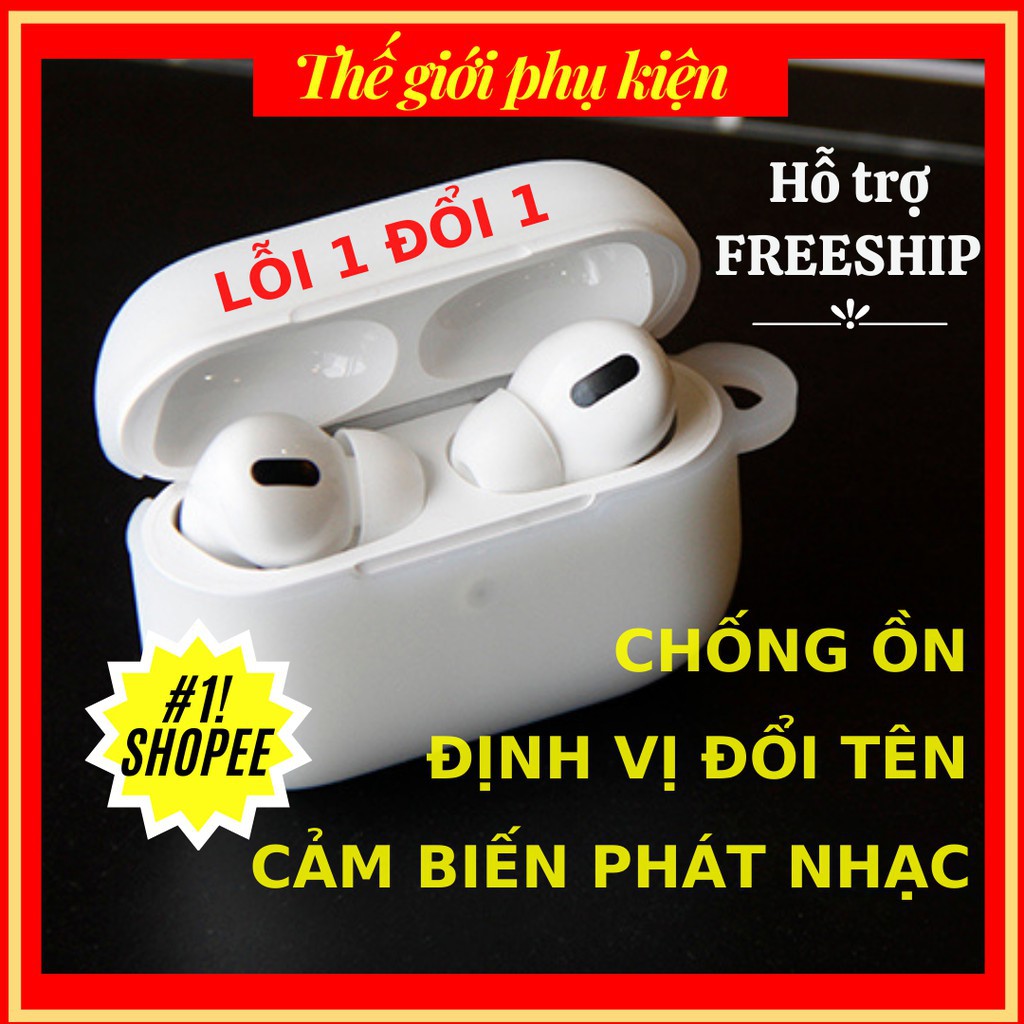 Tai Nghe Bluetooth bản PRO Đổi Tên - Định Vị, Cảm Ứng, Chống Ồn. BH 3 Tháng. Lỗi 1 Đổi 1