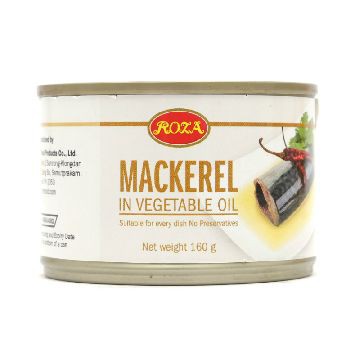 Cá Thu Ngâm Dầu Mackerel Roza 160G