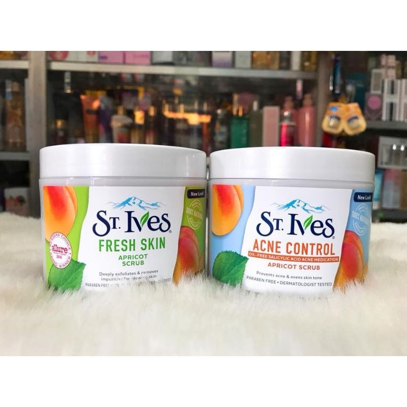 Tẩy Tế Bào Chết Da St.ives Fresh Skin (Da Thường) - ANCE Control (Da Mụn)