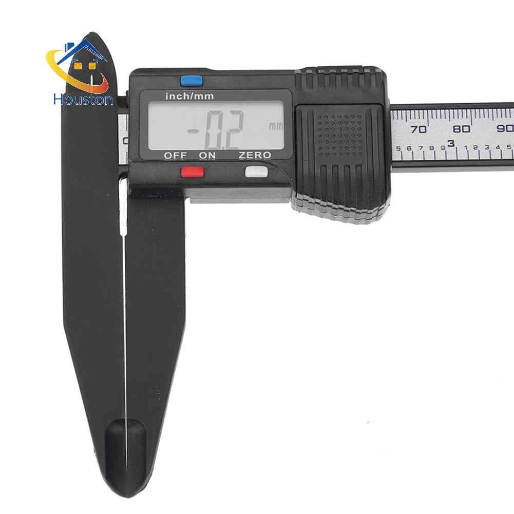 Thước Đo Điện Tử Màn Hình LCD 150mm 6 inch Bằng Sợi Carbon Chuyên Dụng