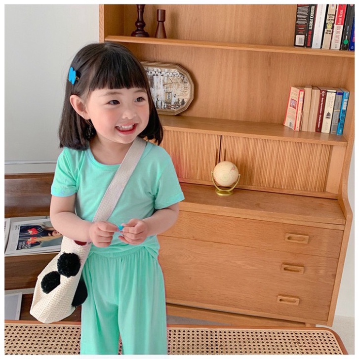 Bộ Quần Áo Trẻ Em Minky Mom Multi Korea Quần Ống Rộng Nhiều Màu Cho Bé Chất Thun Lạnh Siêu Mềm Mịn Mát