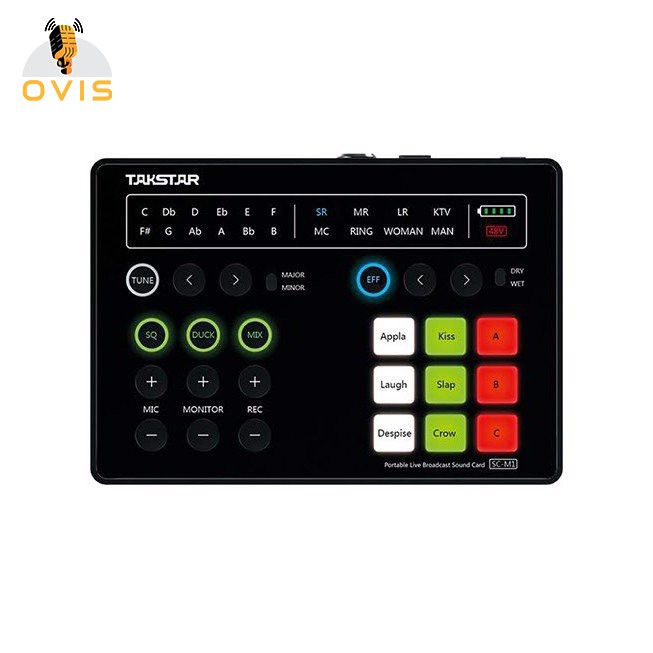 Combo Thiết Bị Để Hát Karaoke Online Với Sound Card Autotune | Takstar SC-M1