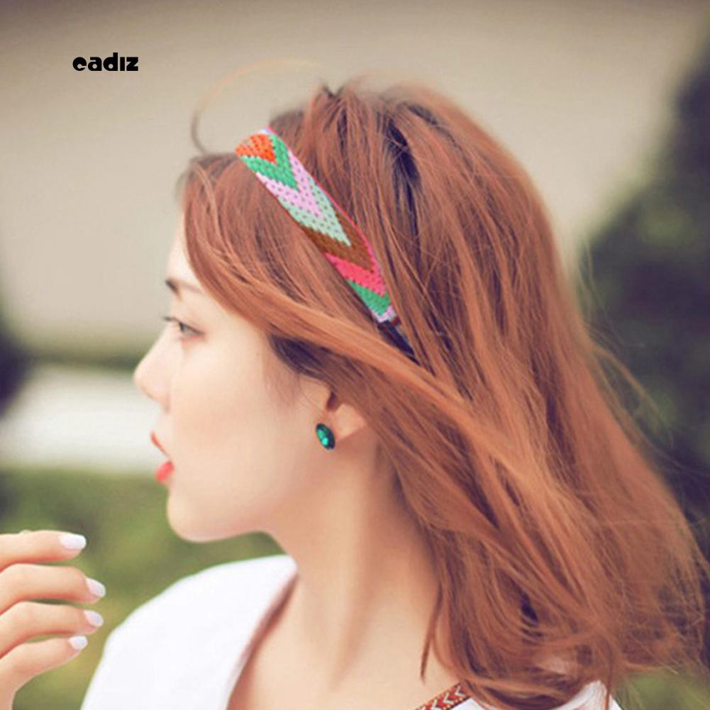 Băng đô cài tóc phong cách Bohomian cho nữ