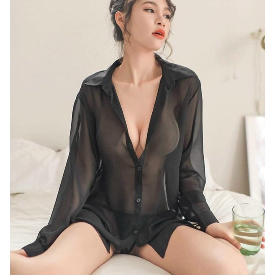 Áo ngủ Sơ Mi gợi cảm TuTu L250
