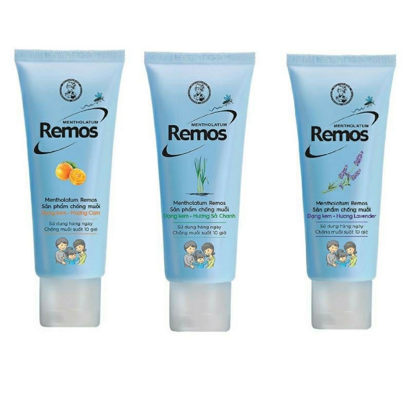 REMOS BABY CREAM - KEM HỖ TRỢ CHỐNG MUỖI CHO BÉ - CHÍNH HÃNG CÔNG TY