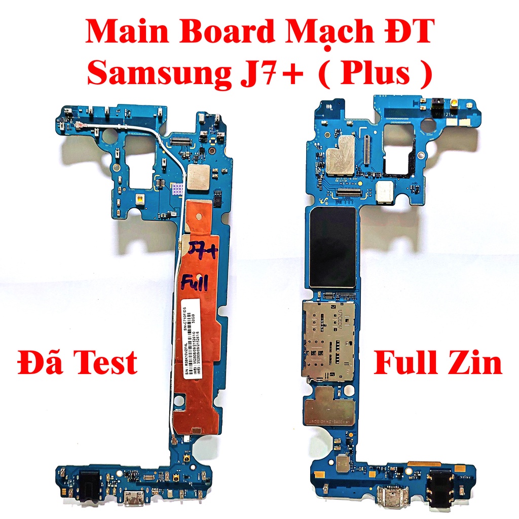 Main Board Mạch Điện Thoại Samsung J7 Prime, J7 Pro, J7+  Đã Test Full Zin