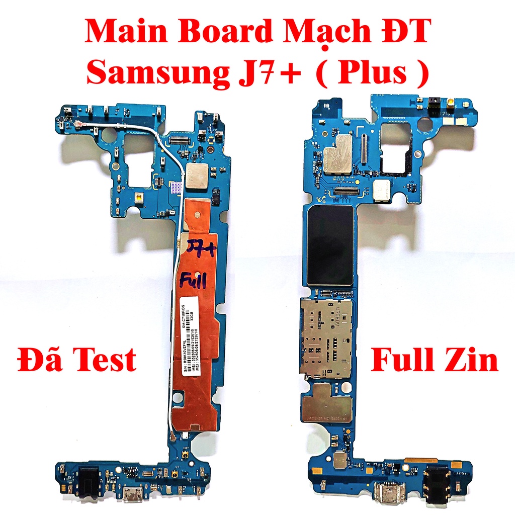 Main Board Mạch Điện Thoại Samsung J7 Prime, J7 Pro, J7+ ( Plus ) Đã Test Full Zin