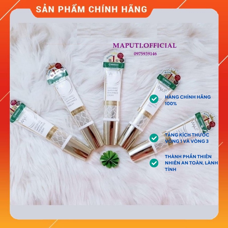 Kem tăng Vòng 1 và vòng 3 Maputi, kem nâng ngực Nhật Bản 60gr