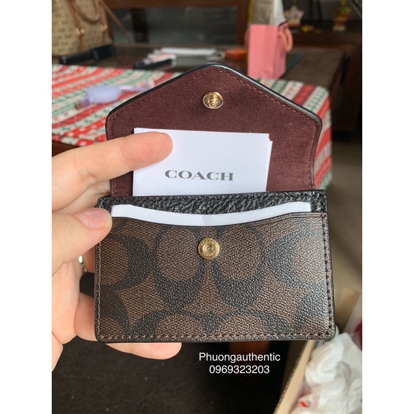 Ví Coach nâu logo signature C6889 AUTHENTIC