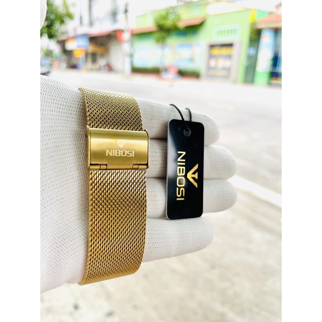 ĐỒNG HỒ NAM DÂY LƯỚI HIỆU NIBOSI CHÍNH HÃNG FULL BOX CHẠY ĐỦ 6 KIM LỊCH NGÀY VÀ THỨ | BigBuy360 - bigbuy360.vn