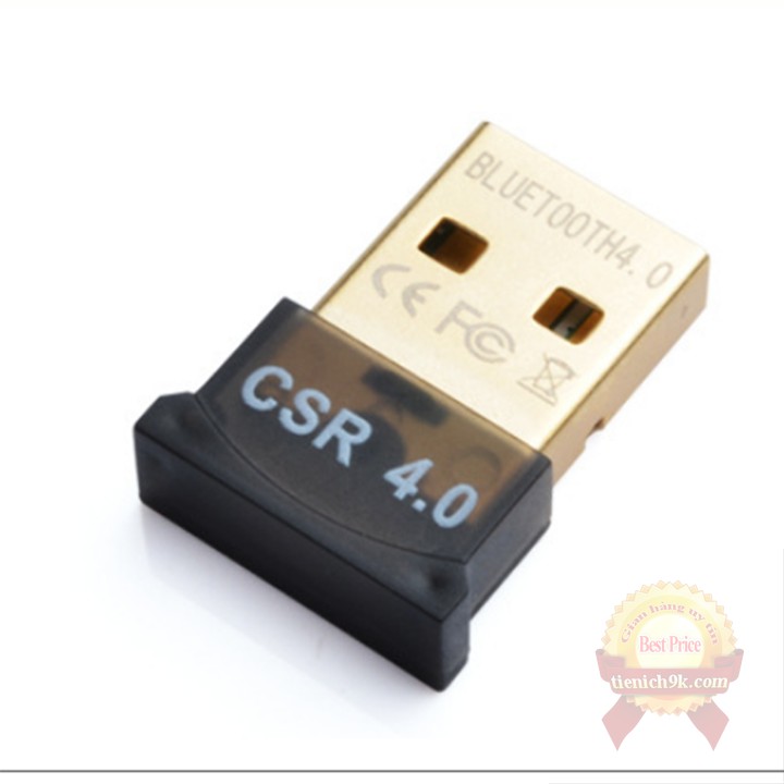 USB Bluetooth CSR 4.0 cho máy tính PC Laptop kết nối điện thoại tai nghe loa