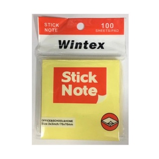 Giấy note vàng Wintex/ Flexoffice các size: 3x2cm, 3x3cm, 3x4cm, 3x5cm