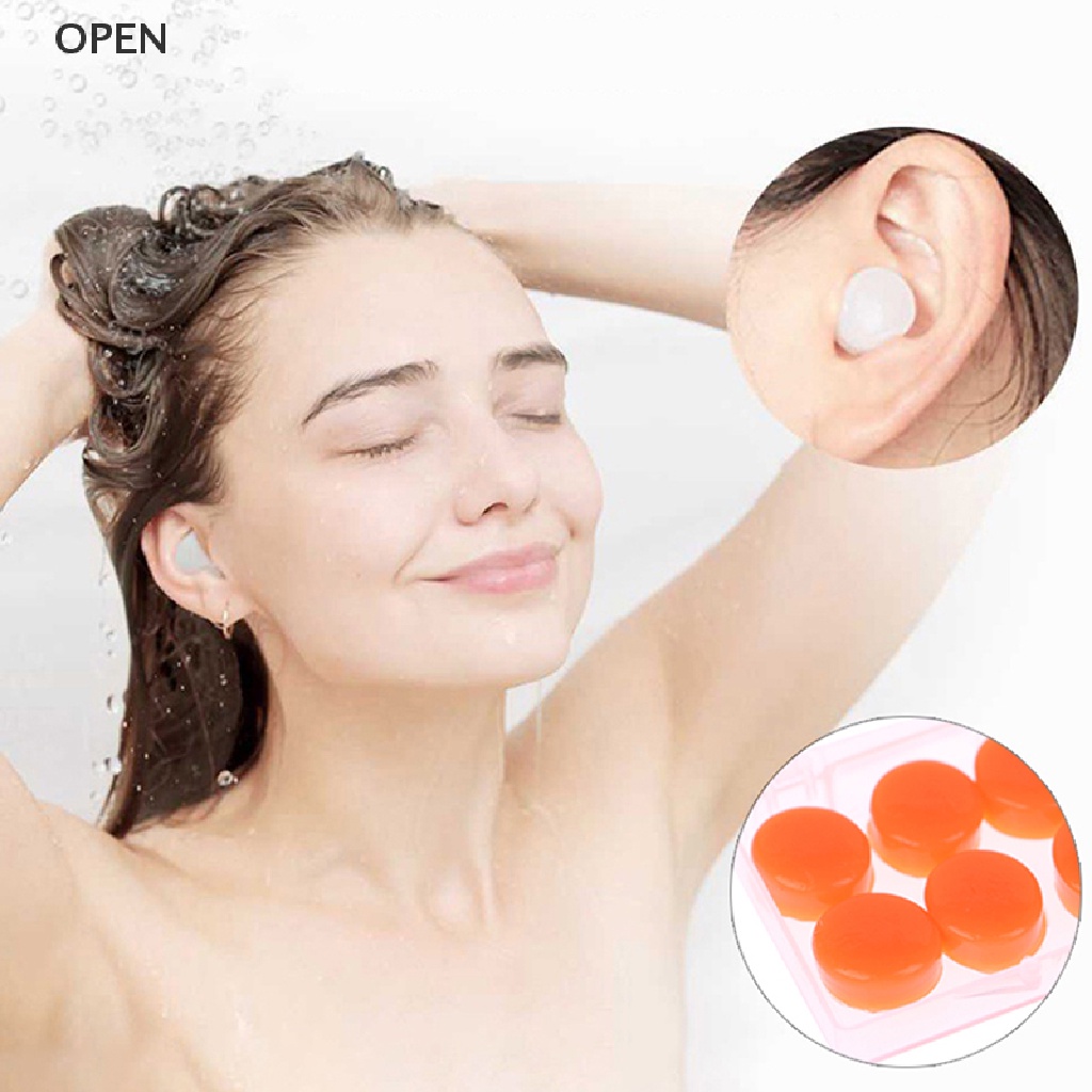 Bộ 6 Nút Bịt Tai Chống Ồn Bằng Silicone
