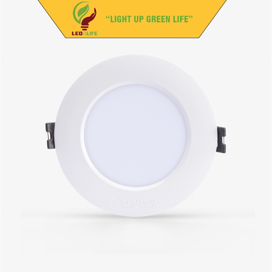 Đèn LED âm trần downlight Rạng Đông AT04 khoét trần 90mm các loại công suất