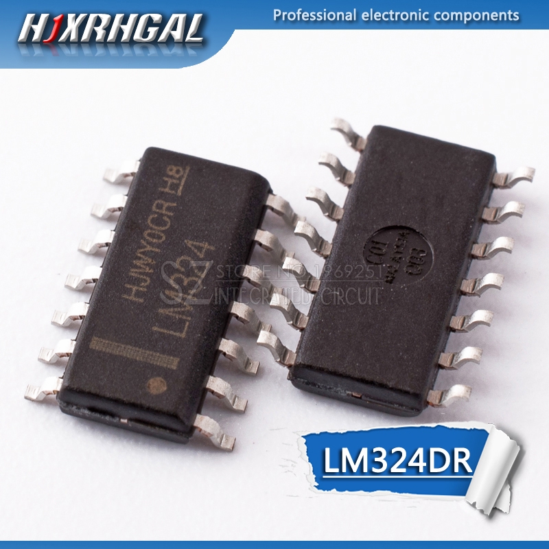 Set 20 Linh Kiện Điện Tử LM324DR Sop14 LM324 Sop SMD LM324DRr2G LM324DT 324DR