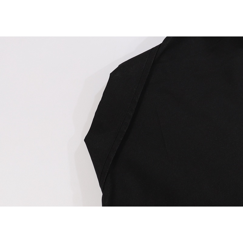 Mới * pra * da * Áo Sơ Mi Ngắn Tay Unisex Biểu Tượng Phía Trước