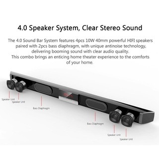 Loa Soundbar không dây DSP LCD Optical SR100 PLUS