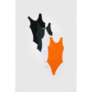 Bodysuit Maybi ôm thun gân