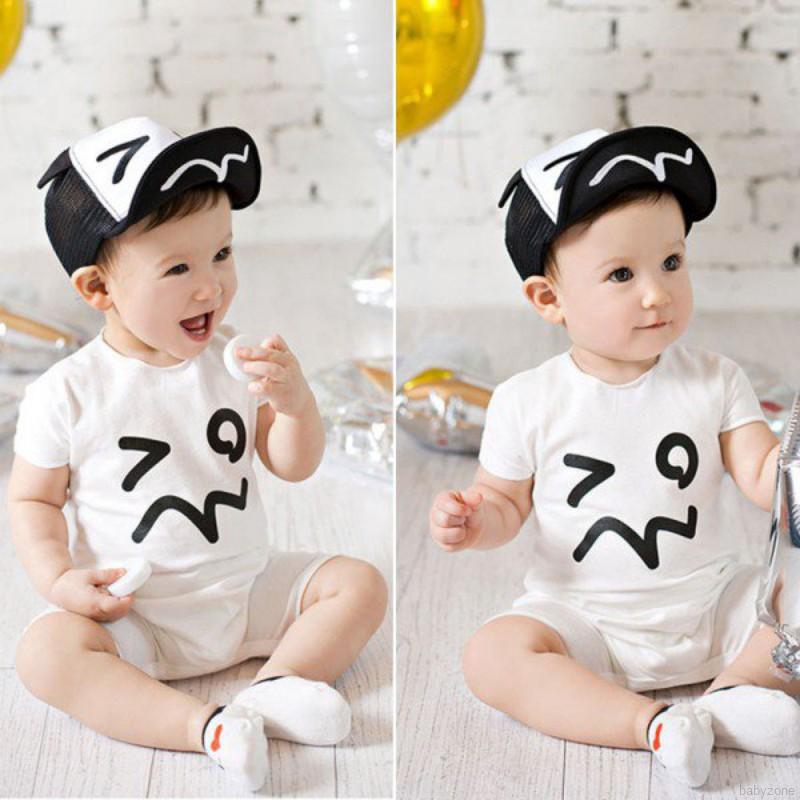 Mũ lưỡi trai cotton phối tai xinh xắn cho bé