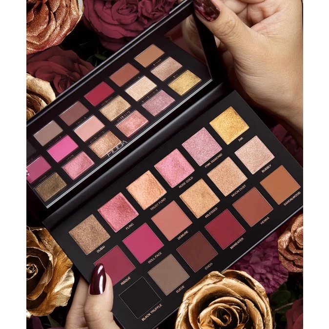 Phấn mắt Huda Beauty Rose Gold