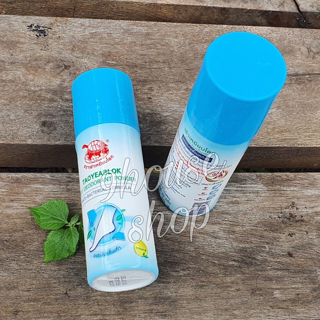 (Xanh Dương) 01 Phấn Rùa Khử Mùi Hôi Chân TAOYEABLOK Foot Deodorant Powder Anti Bacterial - Hương Bạc Hà