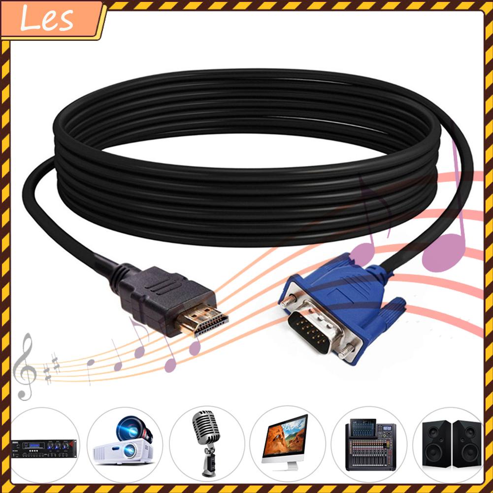 Cáp chuyển đổi HDMI sang VGA dài 1.8m 1080P