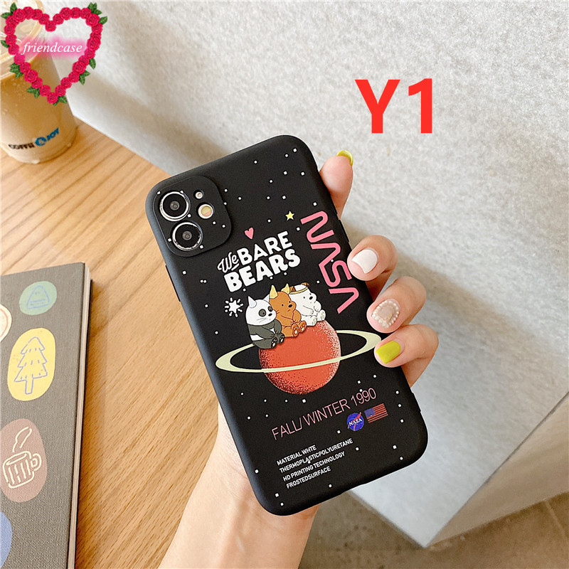 NASA ốp điện thoại In Hình We Bare Bears Cho Iphone 11 12 12mini Pro Max Iphone 6 6s 7 8 Plus X Xr Xs Max Se