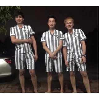 Bộ PIZAMA Tù Nhân Thoát Trại